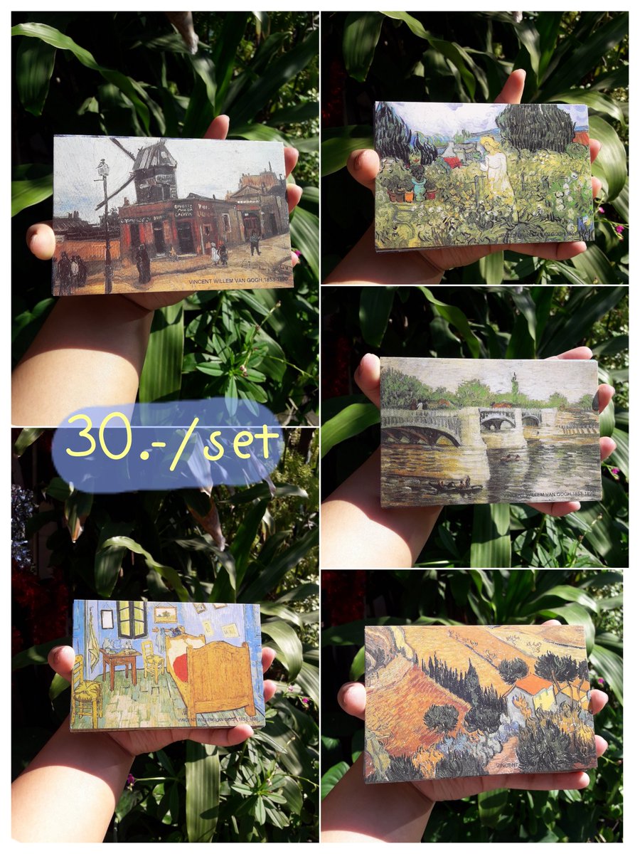 pickaboo_pcards's tweet photo. Van Gogh postcards
5 ใบ 30฿.
ค่าส่ง 30/50

#โปสการ์ด #ของแต่งห้อง #ของแต่งบ้าน #การ์ด #การ์ดปีใหม่ #ของขวัญปีใหม่ https://t.co/eJFCHjhi7s