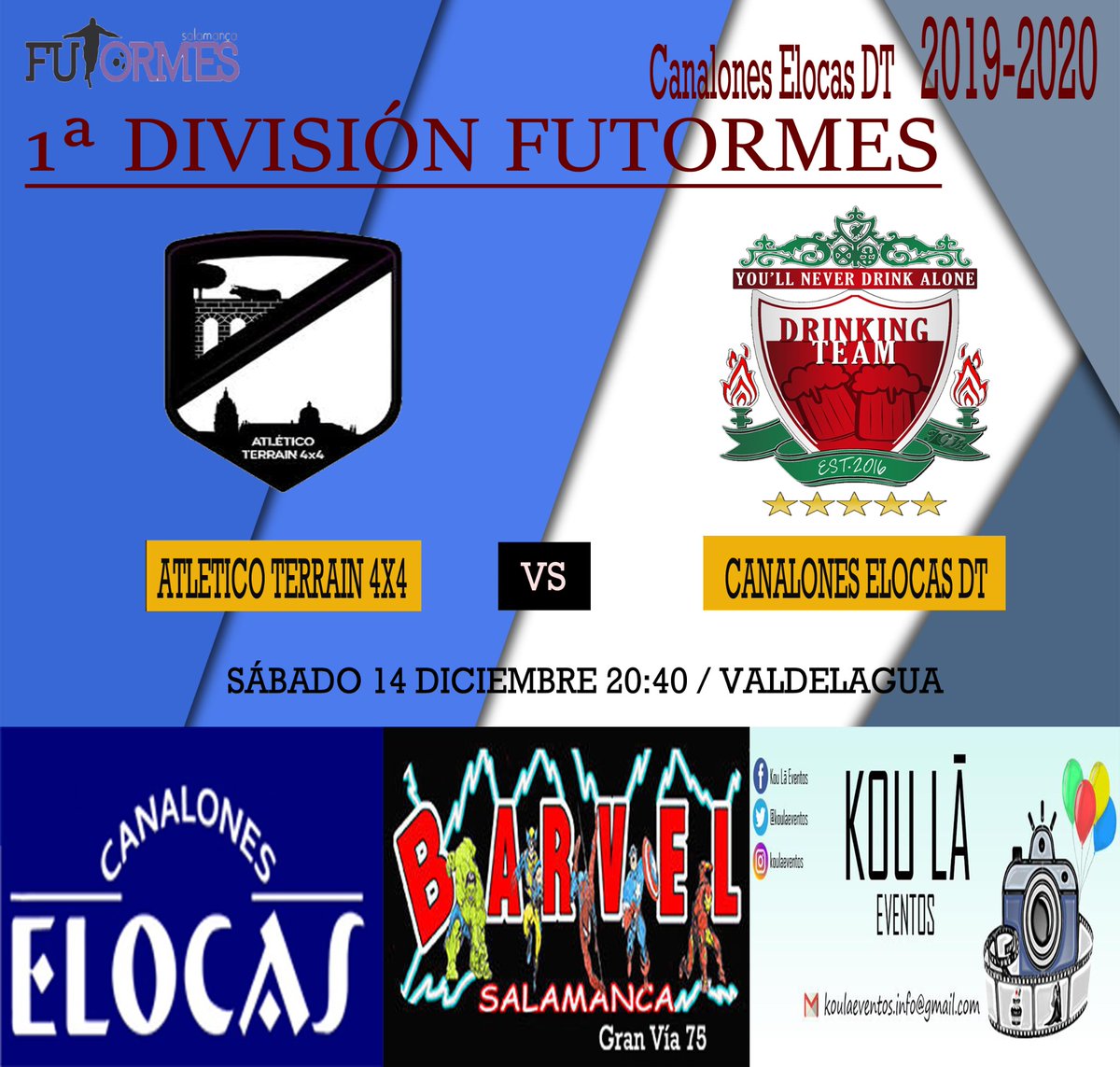 CanElocasDT's tweet photo. Tras el puente, volvemos con aún más ganas. A las 20:40 en Valdelagua nos enfrentamos a Atlético Terrain. @Futormes #VamosElocasDT https://t.co/lg6BQ29TKQ