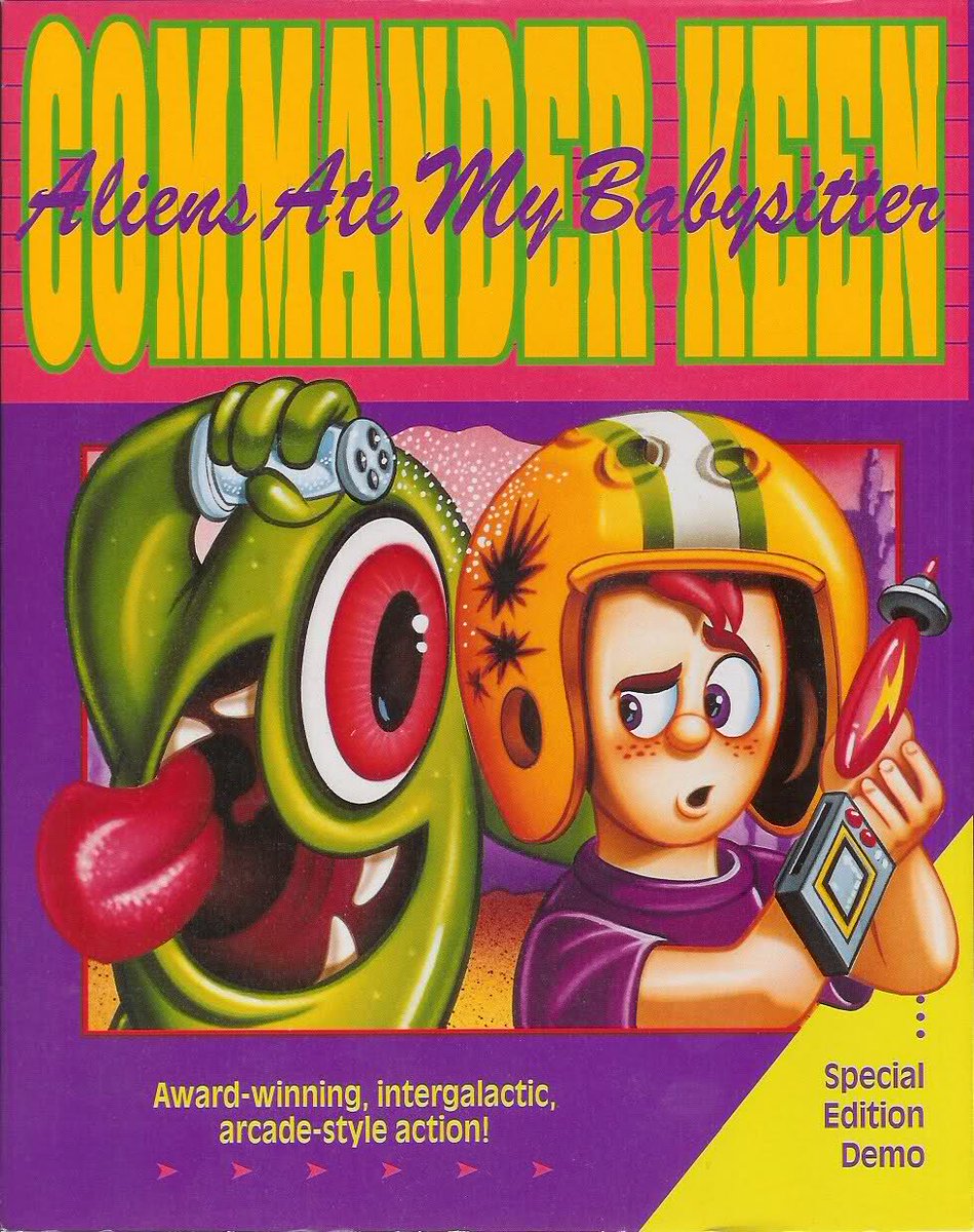 UberTri's tweet photo. Happy 29th Birthday to Commander Keen! @ThatTomHall @romero @idSoftware #DOSGaming #RetroGaming https://t.co/dm0I99qA8d
