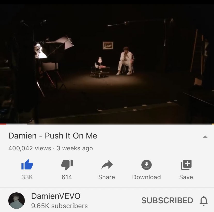 NewsDamion's tweet photo. 📢 | Push It On Me ha alcanzado las 400.000 reproducciones en YouTube 

https://t.co/7lF2olCn5z https://t.co/ZQ1EO7DCd1
