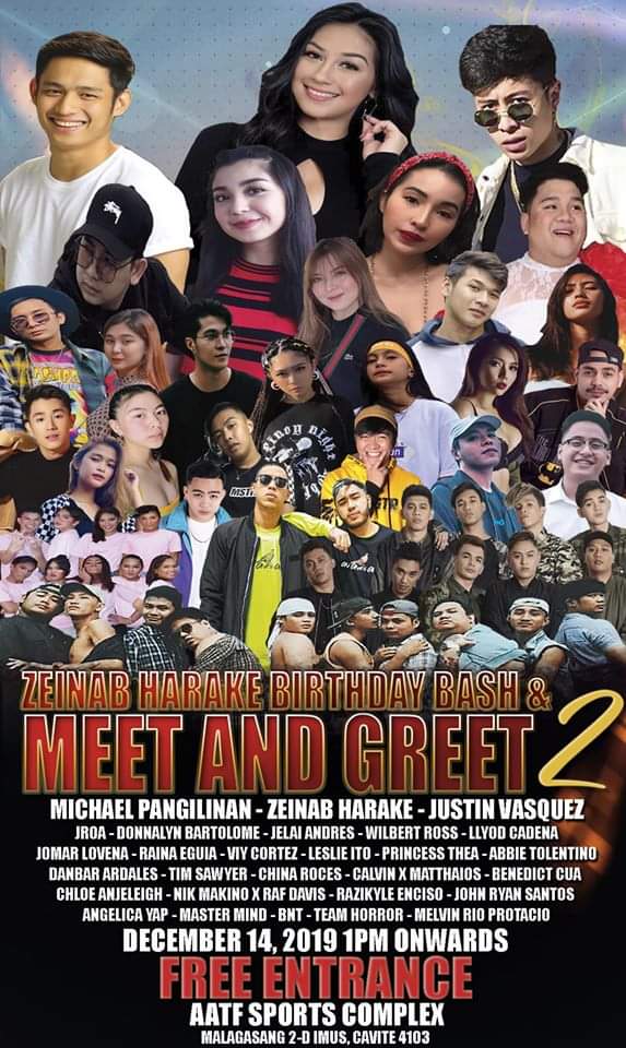 maeneee_'s tweet image. Ang solid aaacckkk😭😍 Happy Birthday ulit bb @ZeinabHarake11 😘 ARAT NAAA!
#Zebbymeetandgreet2 #zebbies