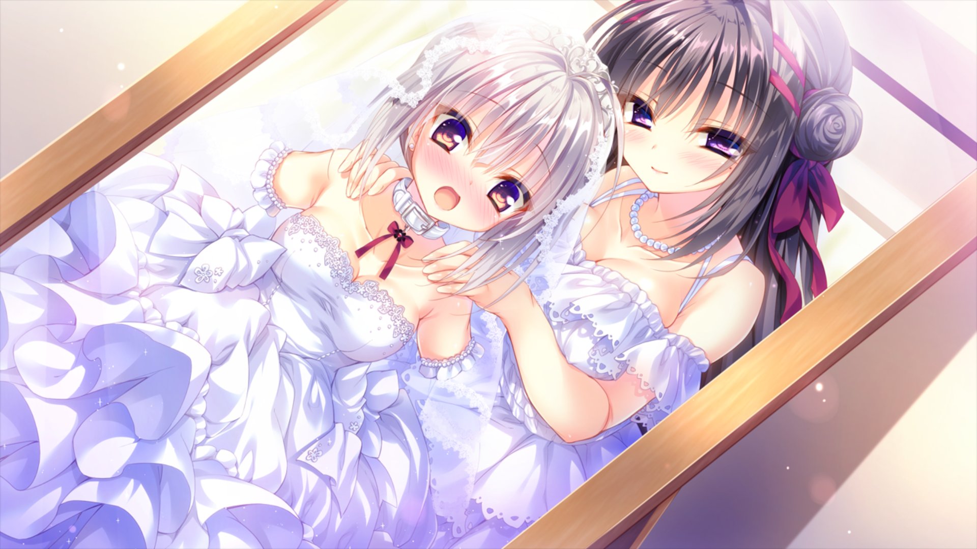 カラミティ@C106ハ-02a(東5ホール) on X: 真愛の百合は赤く染まる  二枚目の方の√見るまでは左の方がまともなハッピーエンドだと思ってた。 どっちもハッピーエンドには違いないからどうでもいいことだとは思うけど  t.coHwbP57ohqw  X