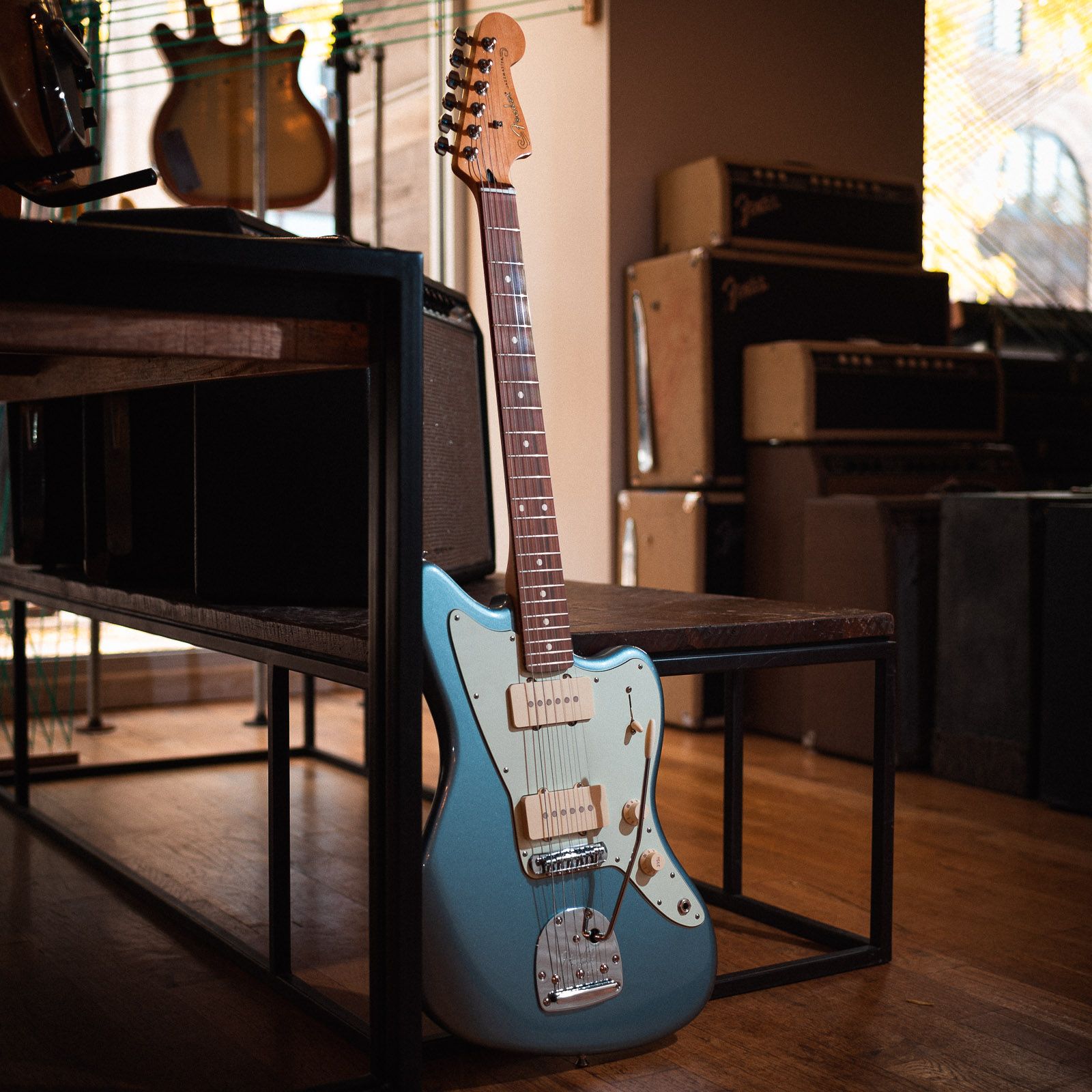 Ice blue jazzmaster deals
