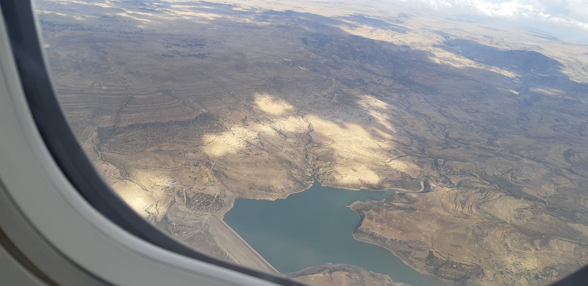 #Gereb #Segen #Dam from air #Tigray. The clean blue water is the result of decades long consistent and concerted integrated watershed management efforts by the people of #Tigray. @DrKindeya