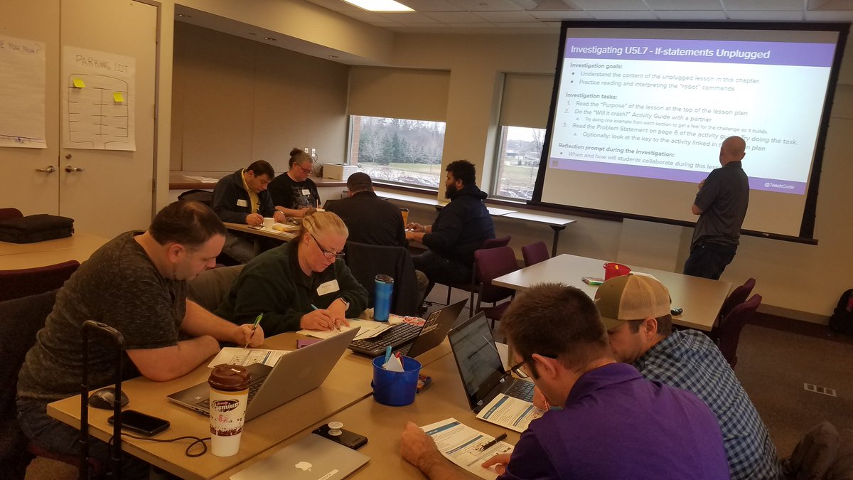 jpudaloff's tweet image. So lucky to have such an amazing group of educators at our AP Computer Science Principles workshop today! Always such rich discussions. #CSforAll #CSforMI #MICSTA @TeachCode #APCSP