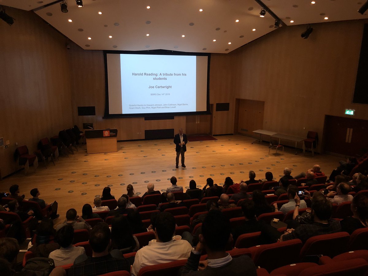 A tribute to Harold Reading! #Harold_Reading #bsrg19 <a href="/brit_seds/">BSRG</a> <a href="/RHULEarthSci/">RHUL Earth Sciences</a>