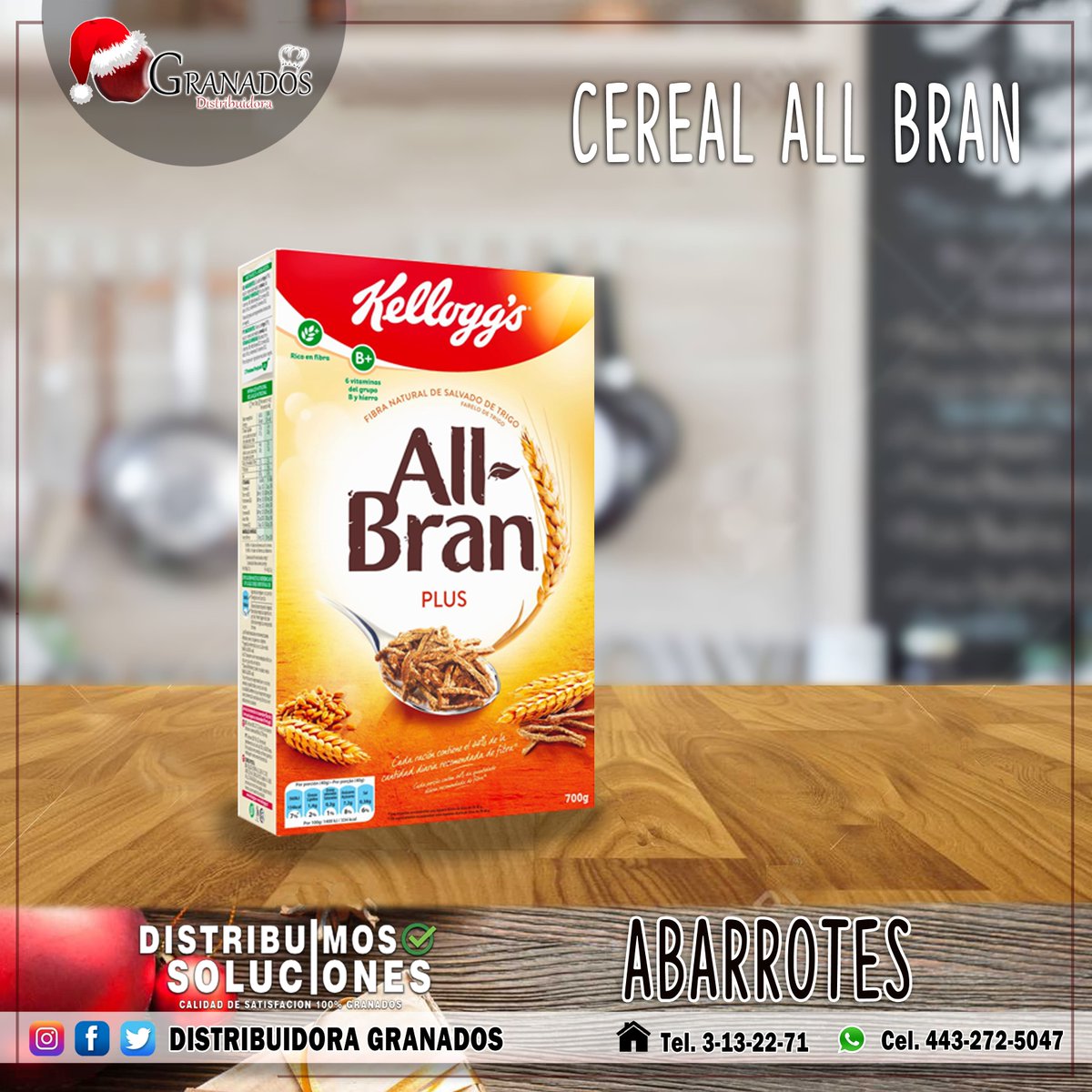 Prepárate un delicioso cereal en la mañana para tener energías frutilovers.
#distribuidoragranados #dristribuimossoluciones #morelia #sábado #cereal #comiendobien