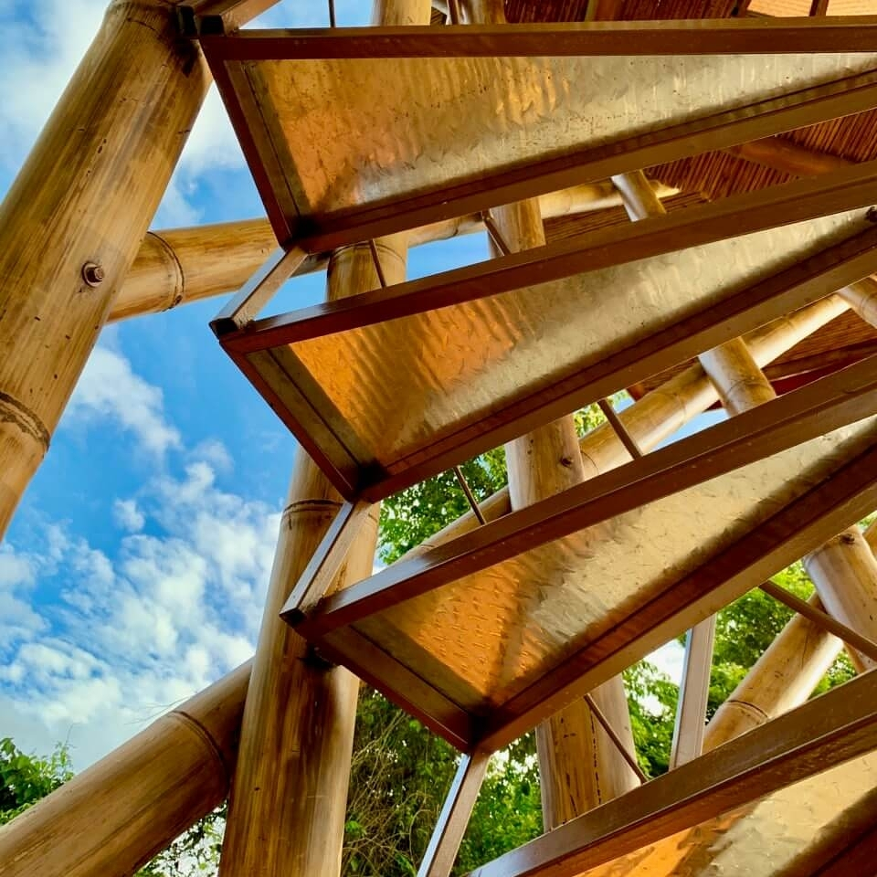 The new observation tower at <a href="/lunanuevacr/">Finca Luna Nueva</a> is on the edge of their regenerative agroforestry where the farm meets the forest. It's truly a stairway to rainforest heaven!
