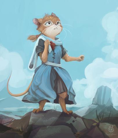 SlugworksS's tweet photo. Rose of Noonvale! To celebrate nearly 50 followers! <3 Slugworks is committed to our fantasy roots! Follow us for more epic content.
@NaviWaviArt, co-owner.
#Redwall #Mouse #Slugworks https://t.co/0jPbe79vX7