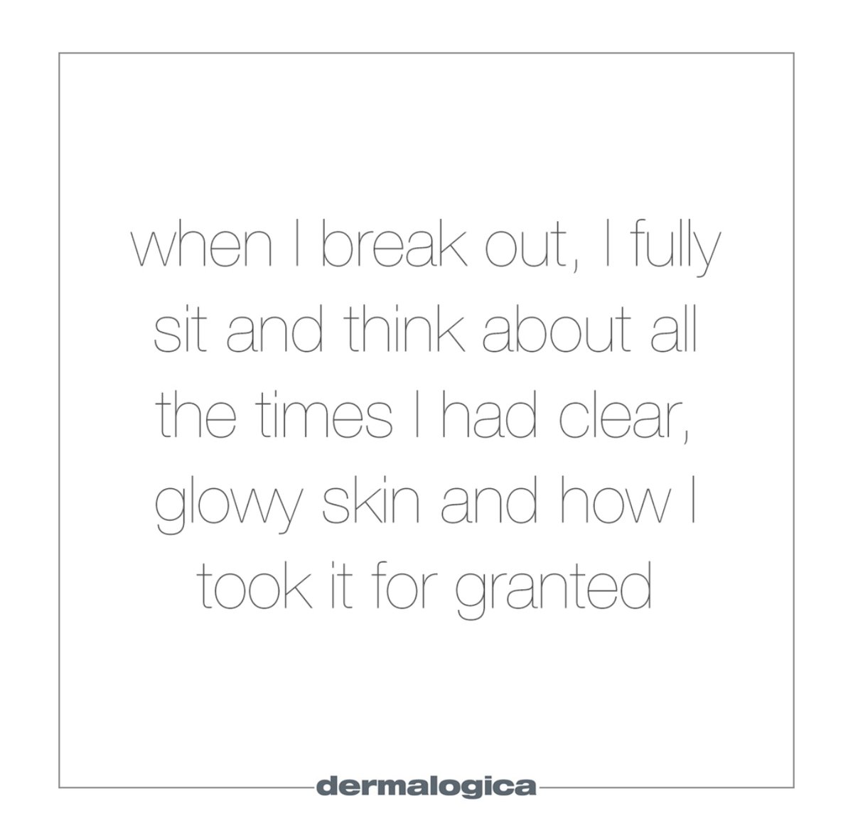 Don’t bother us — we’re too busy mourning the skin that once was. Sigh.