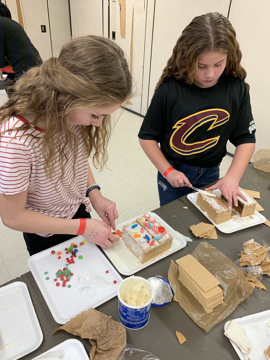 Team 5X students made gingerbread houses at their positive behavior reward party! <a href="/team5xindians/">Team 5X Indians</a> <a href="/PCSDShiloh/">PCSD Shiloh</a> <a href="/PCSD_CI/">PCSD C&I</a> <a href="/ParmaSchools/">Parma City School District</a>