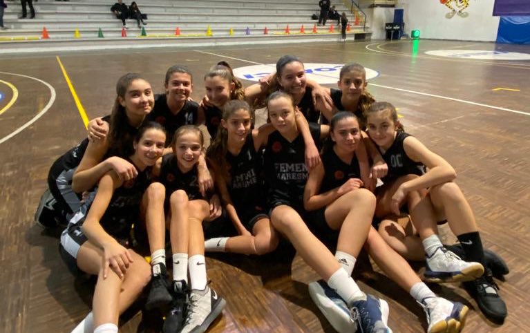 FemeniMaresme's tweet photo. Bon partit del #InfAFM en el històric pavelló de Sant Pep de Badalona amb victoria per les jugadores de @julicliment i amb resultat final @CBSantJosep 33 🆚 62 #InfAFM. Enhorabona equip!
#SantPepNoesToca https://t.co/W4D4CVSWdF