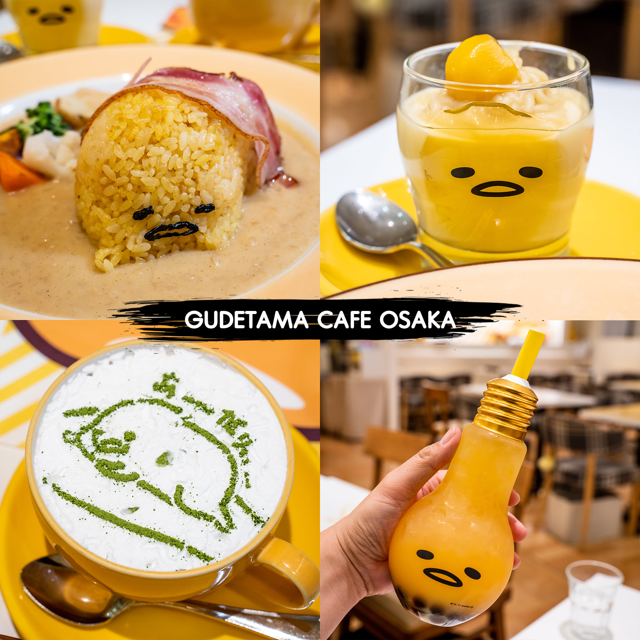 Gudetama Cafe in Osaka