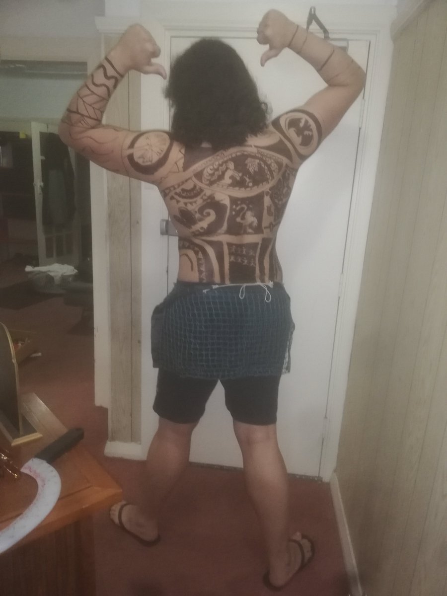 A Bit late, But winning halloween costume on two separate occasions. Only an hour of prep and some inspiration from some friends on the rift ;)