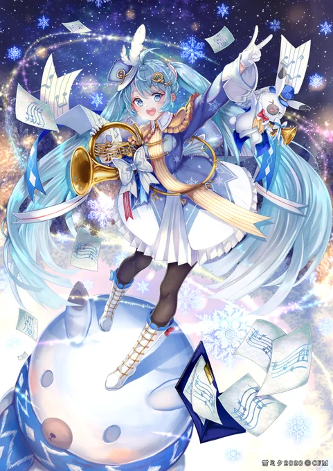 「SNOW MIKU 2020」のサブビジュアルを担当させて頂きました、よろしくお願いします!
 イベント公式サイト→https://t.co/98yNYaDKEa
#初音ミク #雪ミク2020 