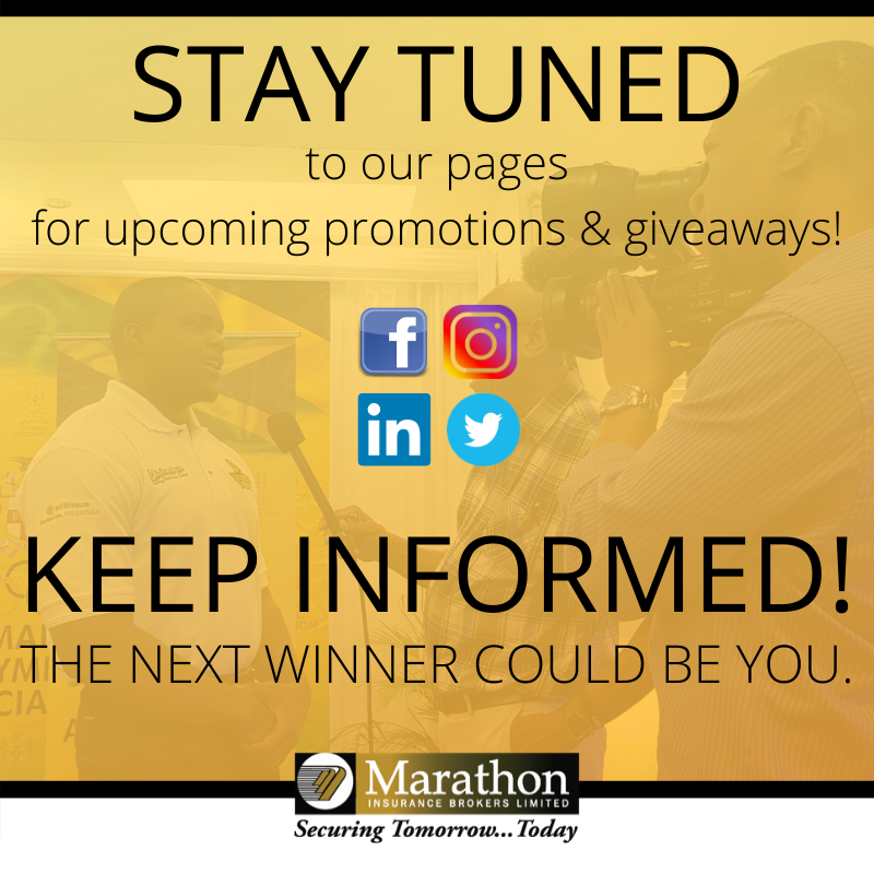 mibjamaica's tweet photo. Stay tuned to our pages for upcoming promotions and giveaways. Ensure to like and follow us to keep informed! #MIBJA #SecuringTomorrowToday https://t.co/STBbpTgdRN
