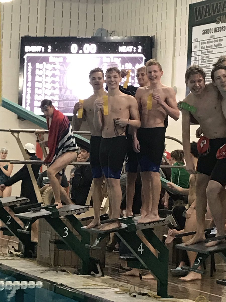 Corbin, Sibert, Wells and Fortman take fourth in Medley Relay!!!