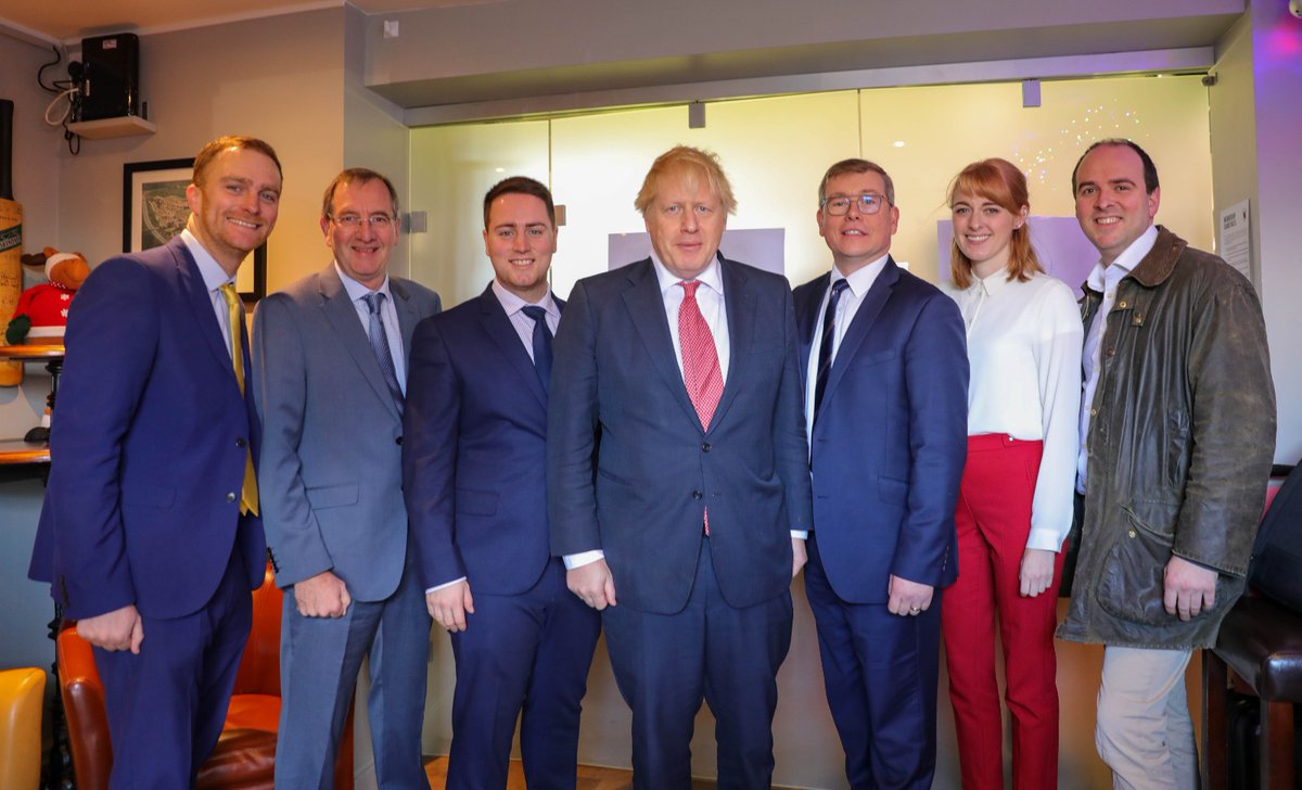 👏<a href="/BorisJohnson/">Boris Johnson</a> with our 7 new MPs in the North East today:

🌳 <a href="/DehennaDavison/">Dehenna Davison</a> MP (BishopAuckland)
🌳 <a href="/RicHolden/">Richard Holden MP</a> MP (DurhamNW)
🌳 Ian Levy MP (BlythValley)
🌳 Matt Vickers MP (StocktonSouth)
🌳 <a href="/JacobYoungMP/">User Name</a> (Redcar)
🌳 Peter Gibson MP (Darlington)
🌳 Paul Howell MP (Sedgefield)