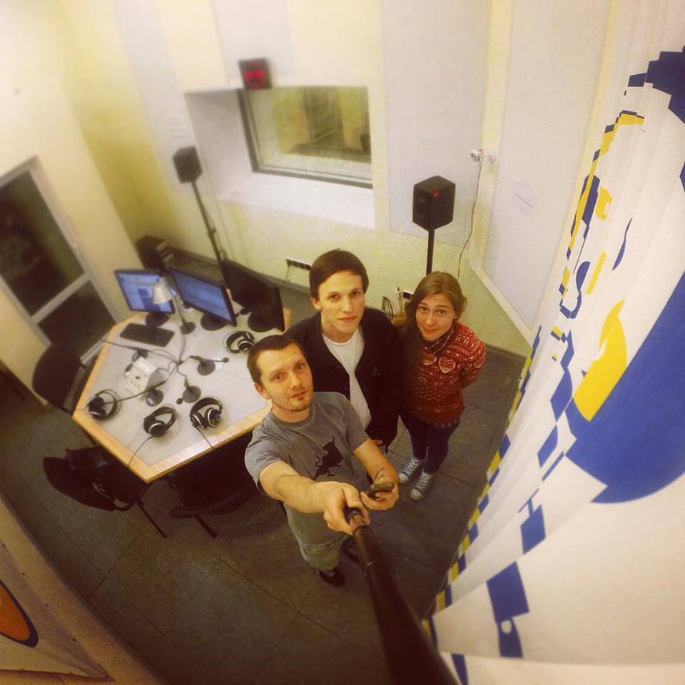 When we was on a radio @iam_chillinwith #beatmakerlifes