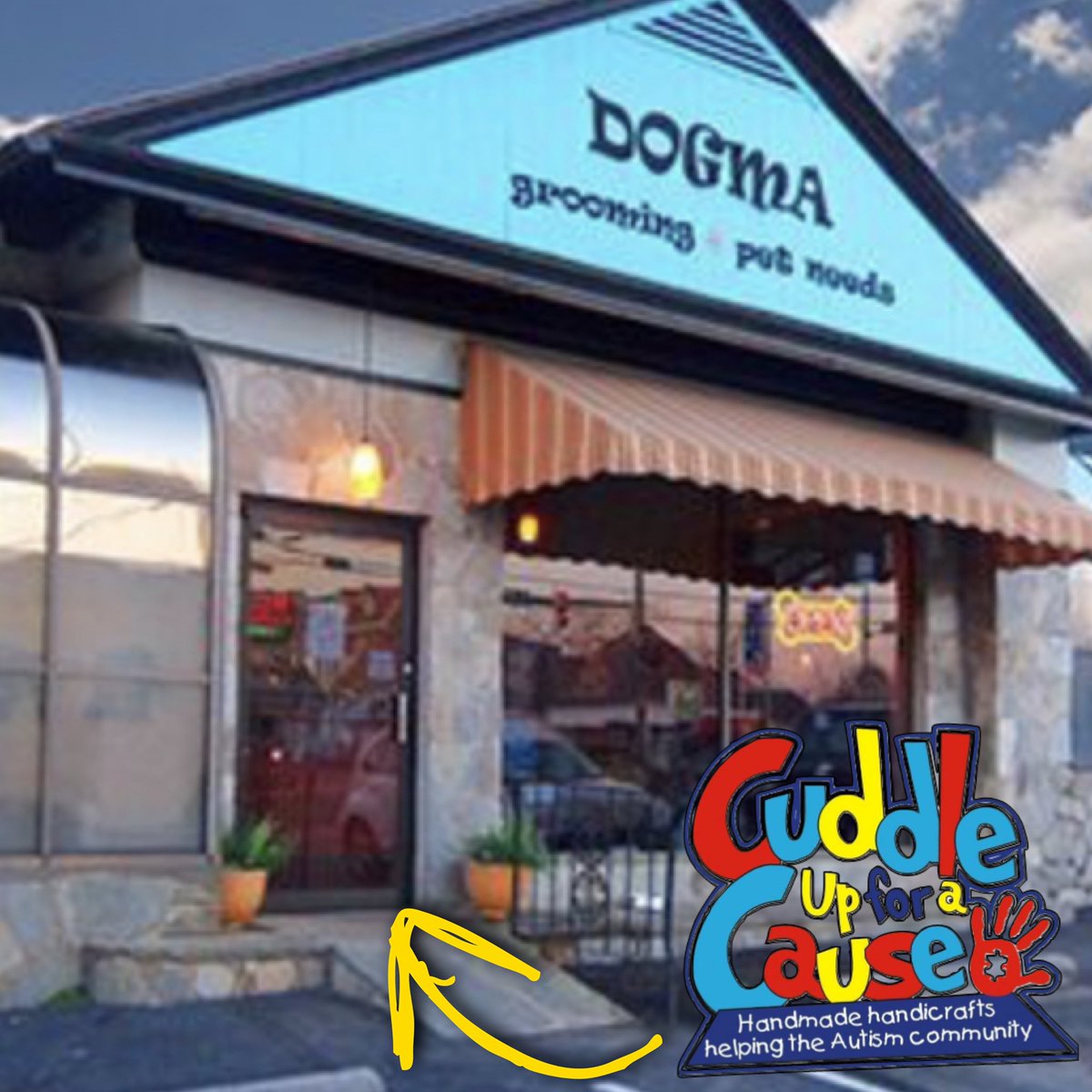 CuddleUp4aCause's tweet photo. We are wagging our tails with excitement to announce we have joined forces with Dogma Grooming + Pet Needs!!! While getting your pooch pampered, pick up some pet swag from us! 
#cuddleupforacause #dogma #dogmarva #rvapets #smallbusinessessupportingsmallbusinesses #newadventures https://t.co/CUWHLXVBmB