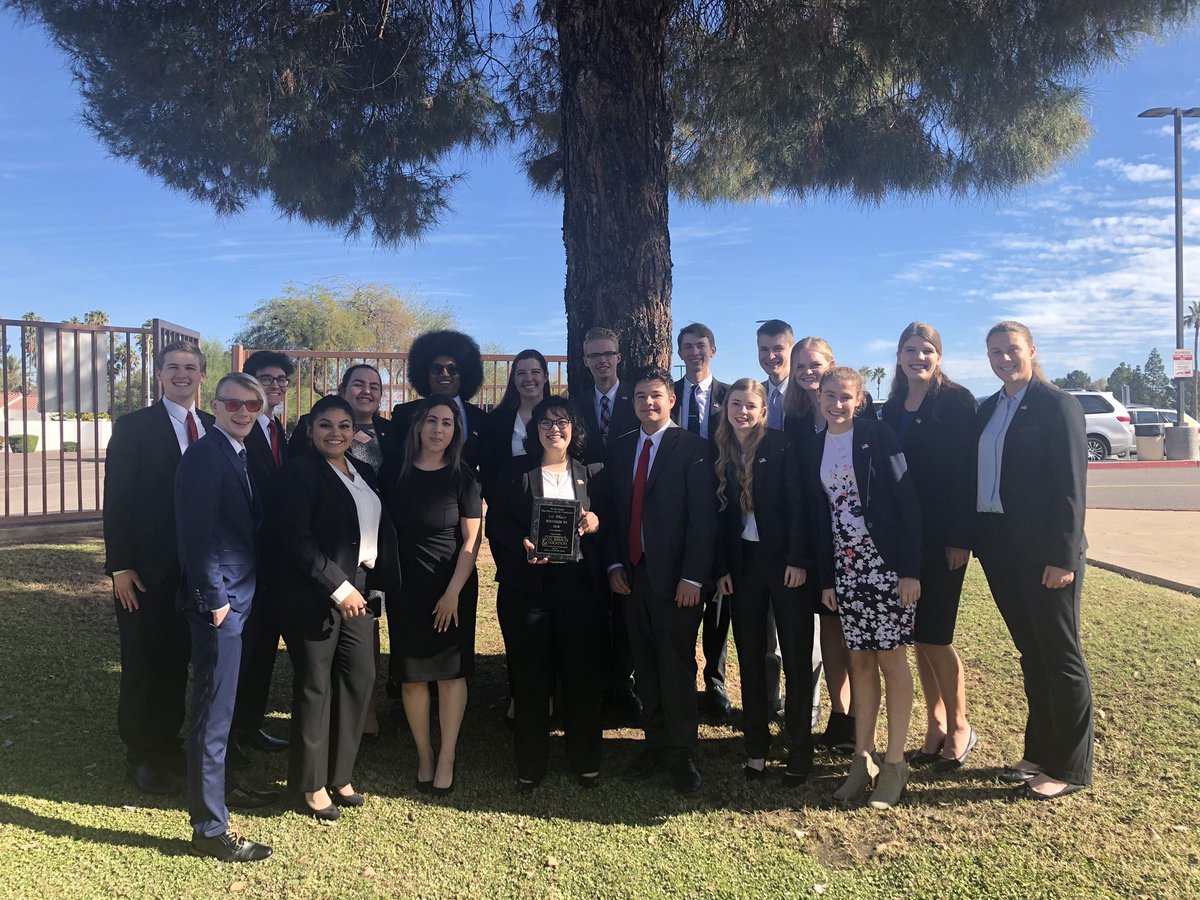 Congratulations to the Mountain View We the People team. First place in region, and now on to state. #campusofchampions