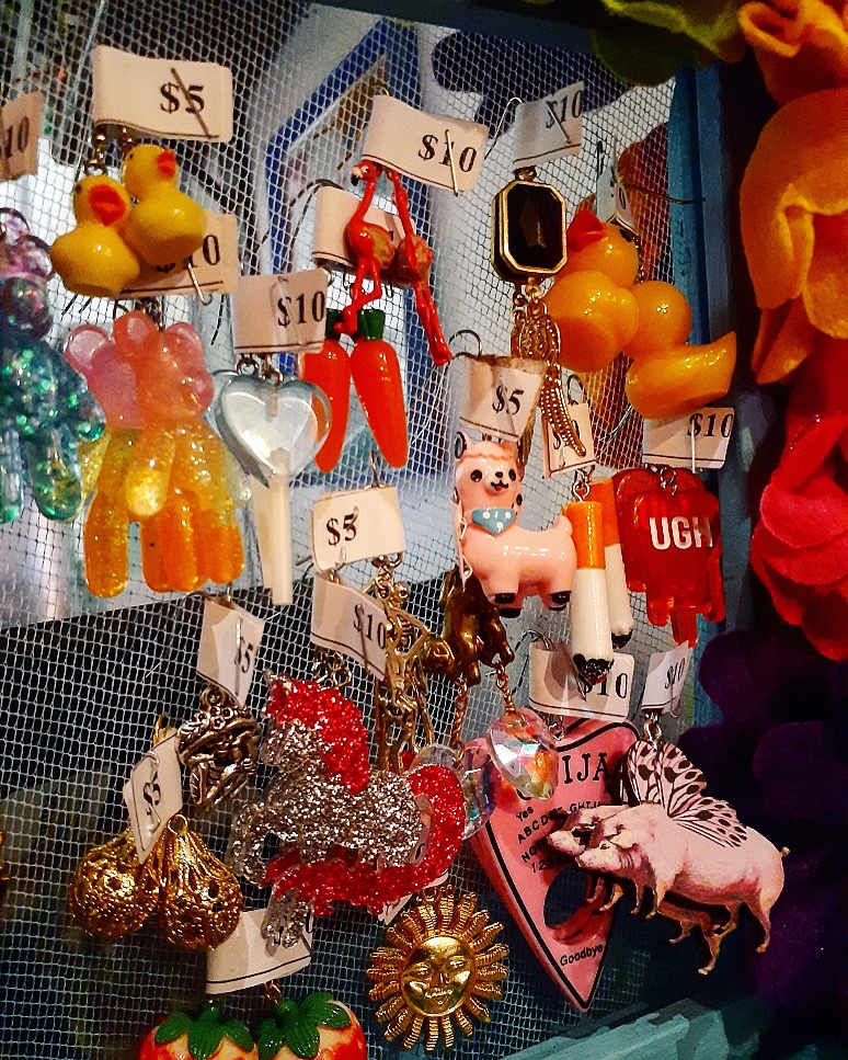 Grab a pair of these super cute and funky earrings from The Prince Peacock along with your burrito!
#jewelry #handmade #ridgewood