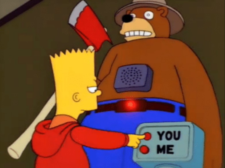 Me, fumbling through modelling pronouns to my toddler