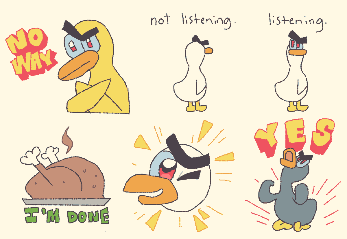 Duck Chat Stickers 