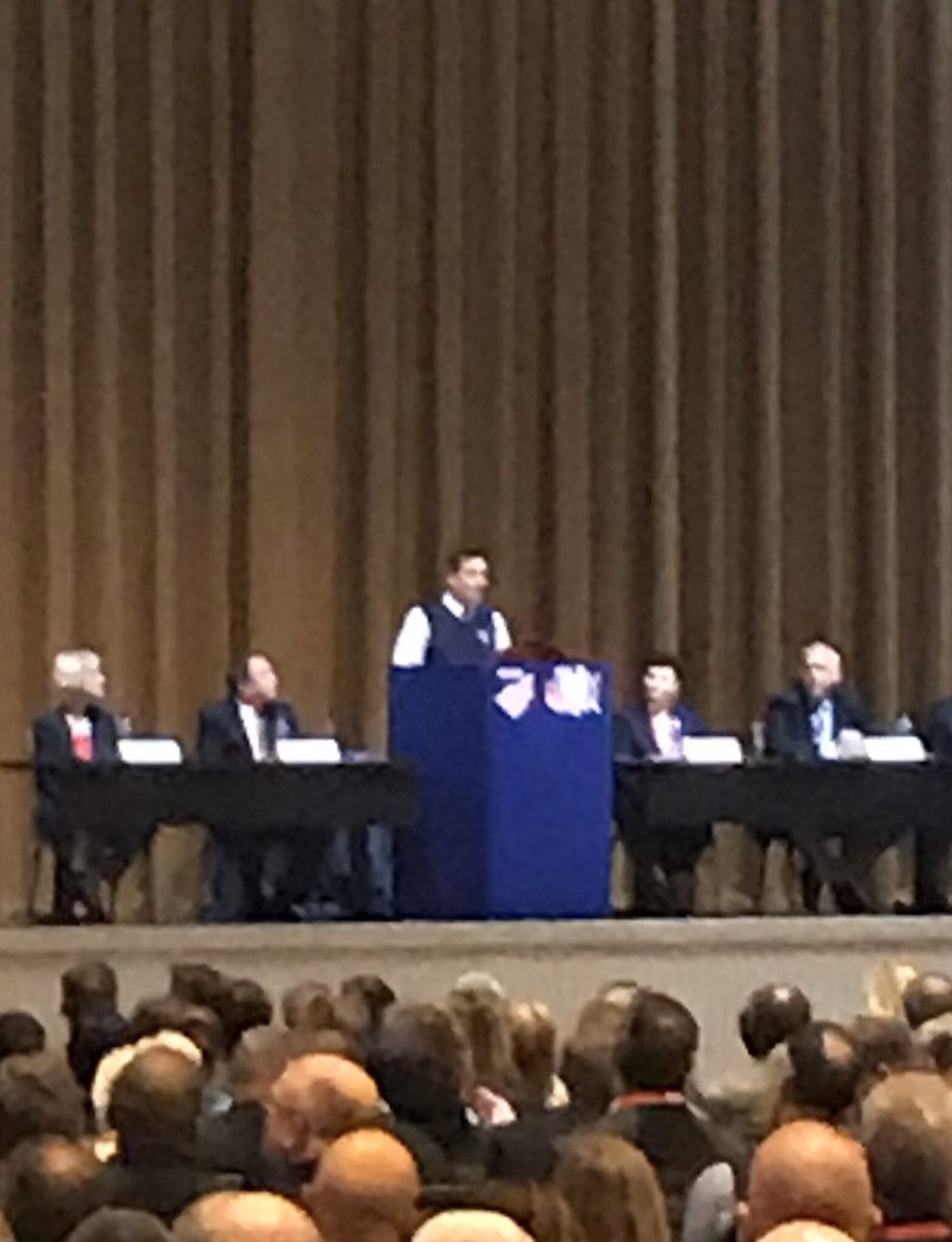 Damian Frassinelli accepting the Section 1 NIAAA nomination to represent our district.