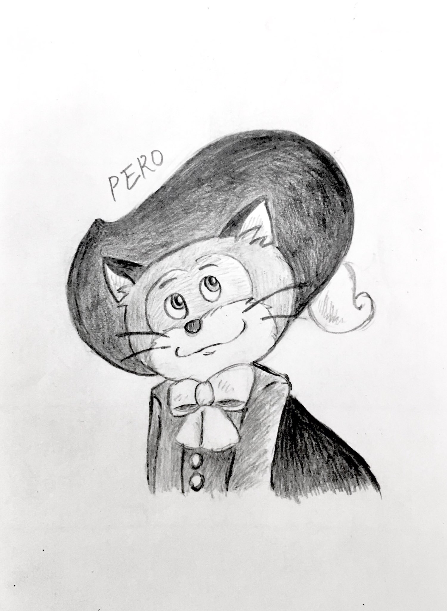 オソマソマ 絵描き人 アニメ映画 長靴をはいた猫 1969年 より 長靴をはいた猫 ペロ Cv 石川進 さん 長靴をはいた猫 ペロ 東映動画 イラスト Illustration アナログイラスト イラスト好きと繋がりたい 絵描きさんと繋がりたい シャーペン