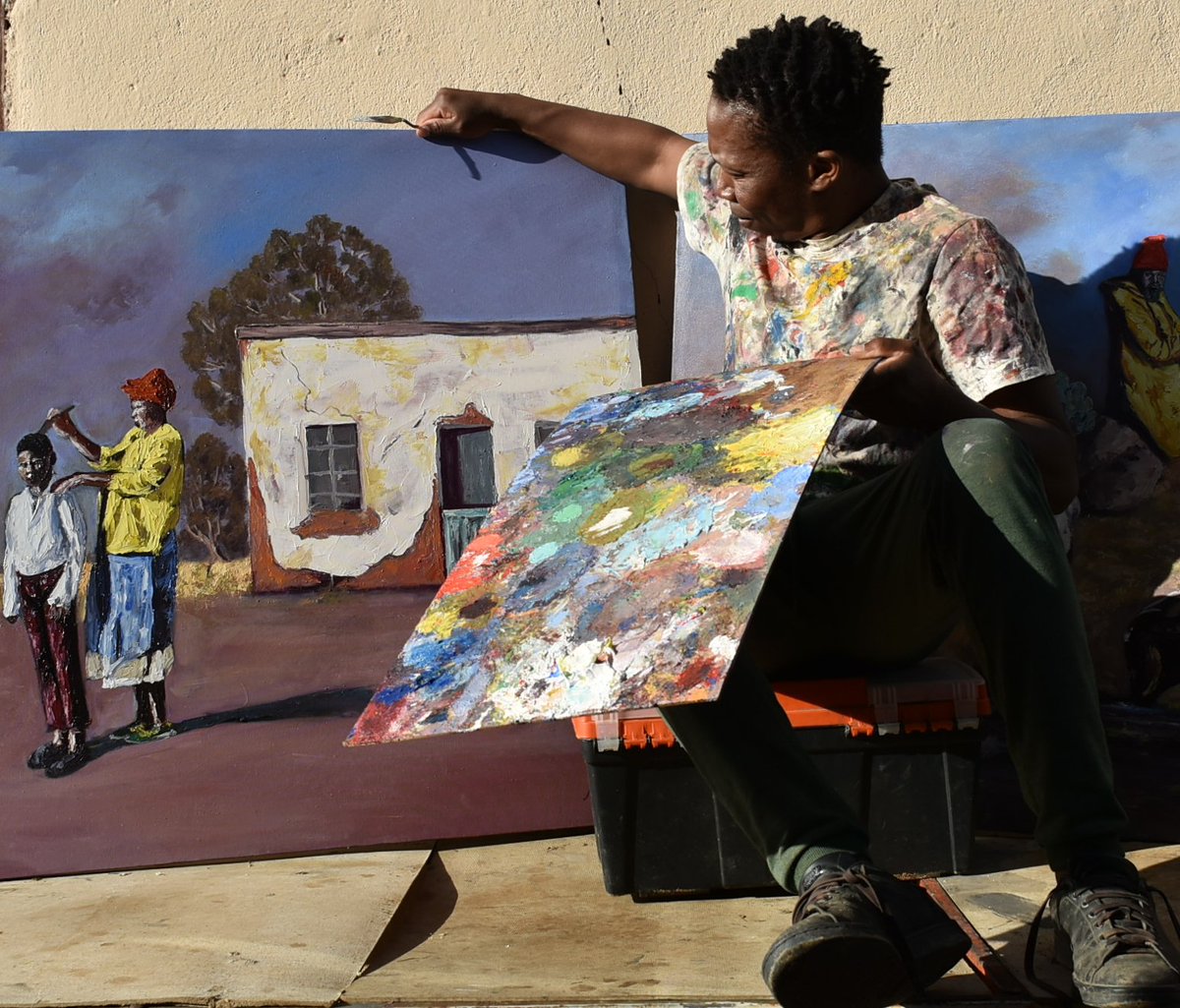 Oil On Canvas Contact me on 0795861672 for Commission or Purchase