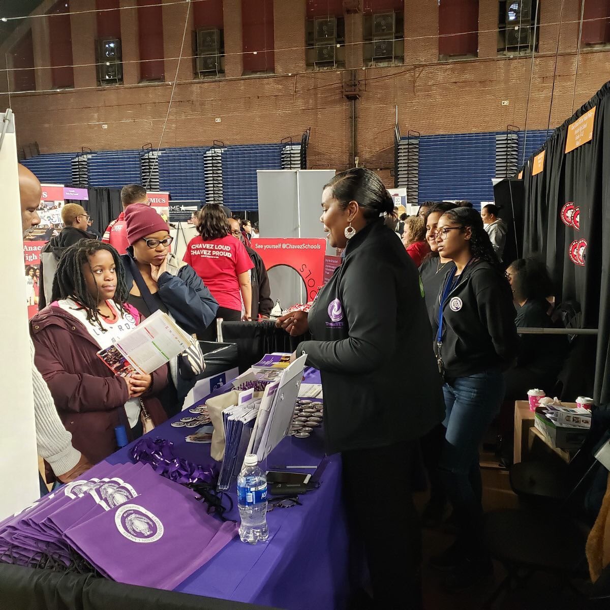 CardozoEC's tweet photo. Come visit our booths 1114 (Middle School) and 2200 (High School) and speak with Principal Mola at the 2019 EdFest today! Doors are now open at the DC Armory and the event ends at 3pm. See you soon! @ D.C. Armory @MySchoolDC #EDFest #onecardozo #uncardozo #edfest2019 #cardozoec https://t.co/8hw6iBkJaM