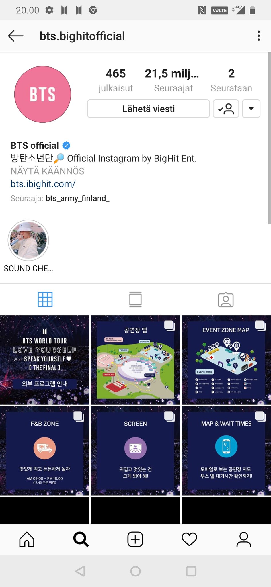تويتر bts army finland على تويتر army if you had any doupt about the info that all bts personal instagram accounts are fake look here they have added fanstagram