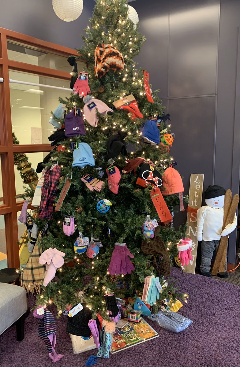 SVE_Library's tweet image. Thanks to all who donated to the Mitten Tree!  #jaqsquad @svelsr7