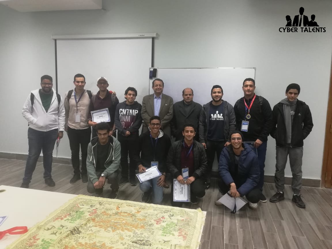 Cyber_Talents's tweet photo. Congratulations to the 1st winning team of BUE Cybersecurity CTF 2019 who will be qualified to join Egypt Universities CTF 2019.
Thanks to all the participants!
#CyberTalents #BUE #CTF #Competition #Cybersecurity #Info_Security #Egypt_Universities_CTF https://t.co/QC2cFUHEbH
