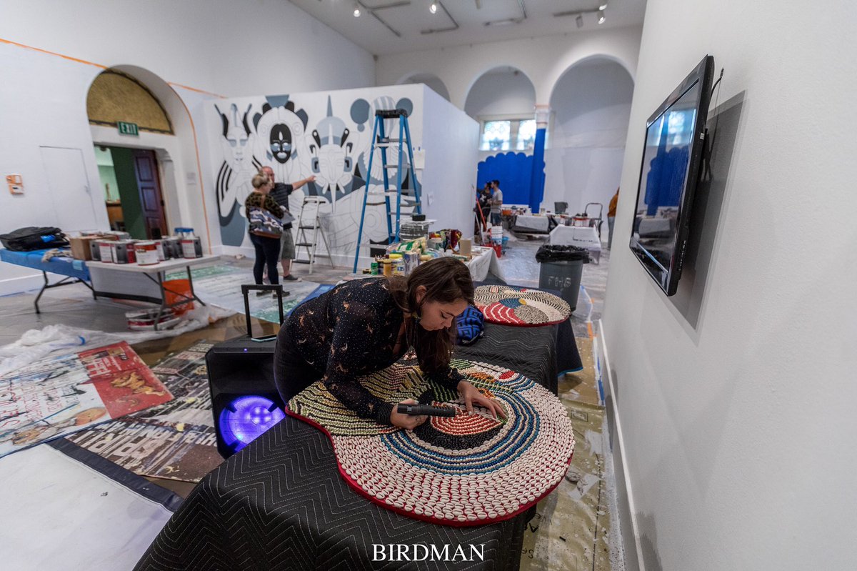 birdmanphotos's tweet image. Some pics of artists in “Instruments of Change” at #fullertonmuseumcenter curated by @ThinkspaceArt. @saner_edgar #latinart #thinkspaceprojects