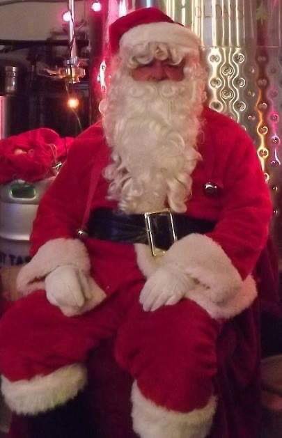 Santa is coming to Trusty today 5pm.