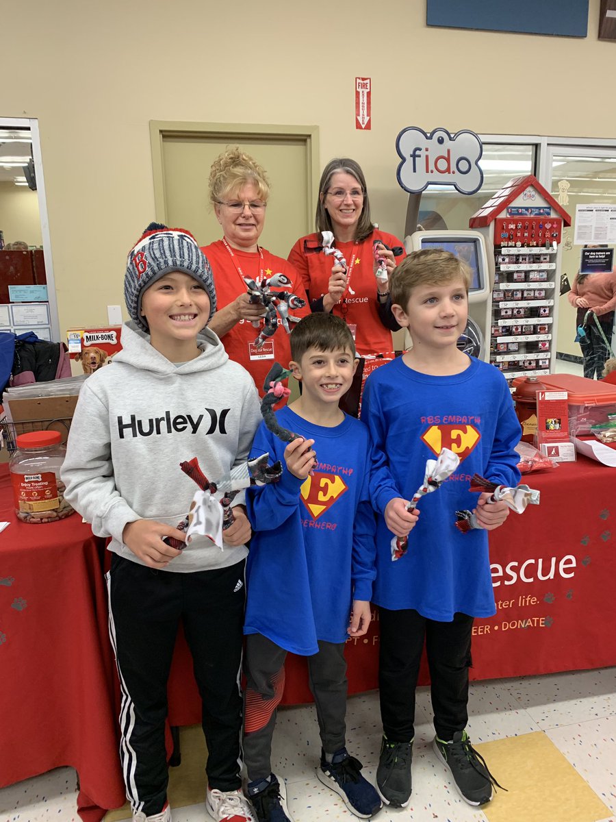 My students made dog toys and donated them to a local dog rescue group. This is what the holidays are all about!