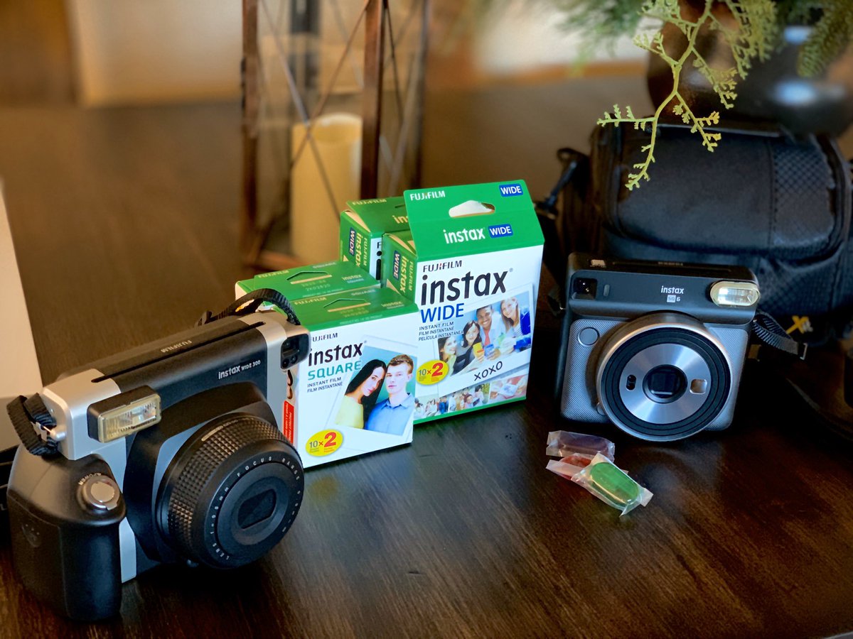 Ready for Christmas parties? #fujifilm #instaxsquare6 #instaxwide300 #instax