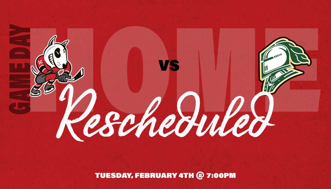 The <a href="/OHLHockey/">Ontario Hockey League</a> has announced our postponed game vs <a href="/GoLondonKnights/">London Knights</a> has been rescheduled for Tuesday, February 4th, 2020 at 7:00pm. 

DETAILS | bit.ly/NIDvsLDNResche…
