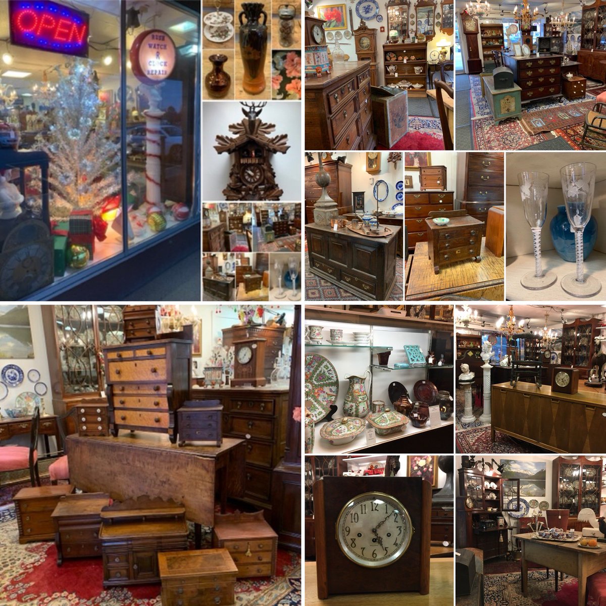 RushAntiques's tweet photo. We’re a great place to Christmas shop! 🛍🎄🎁#christmasgiftideas #christmas #christmasshopping #antique #antiques https://t.co/by343doTWf