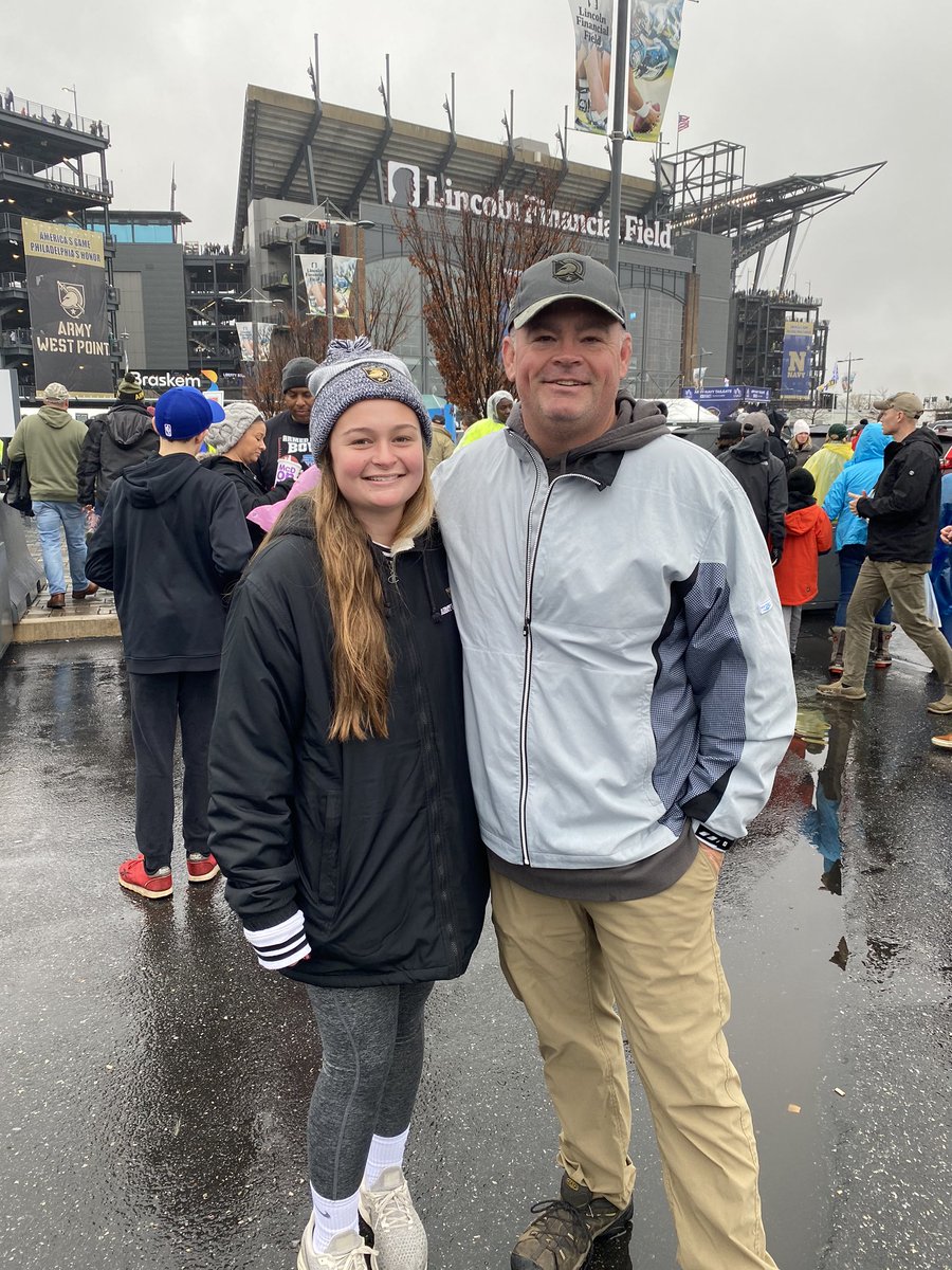 Go Army! Megs first of many Army Navy Games!
