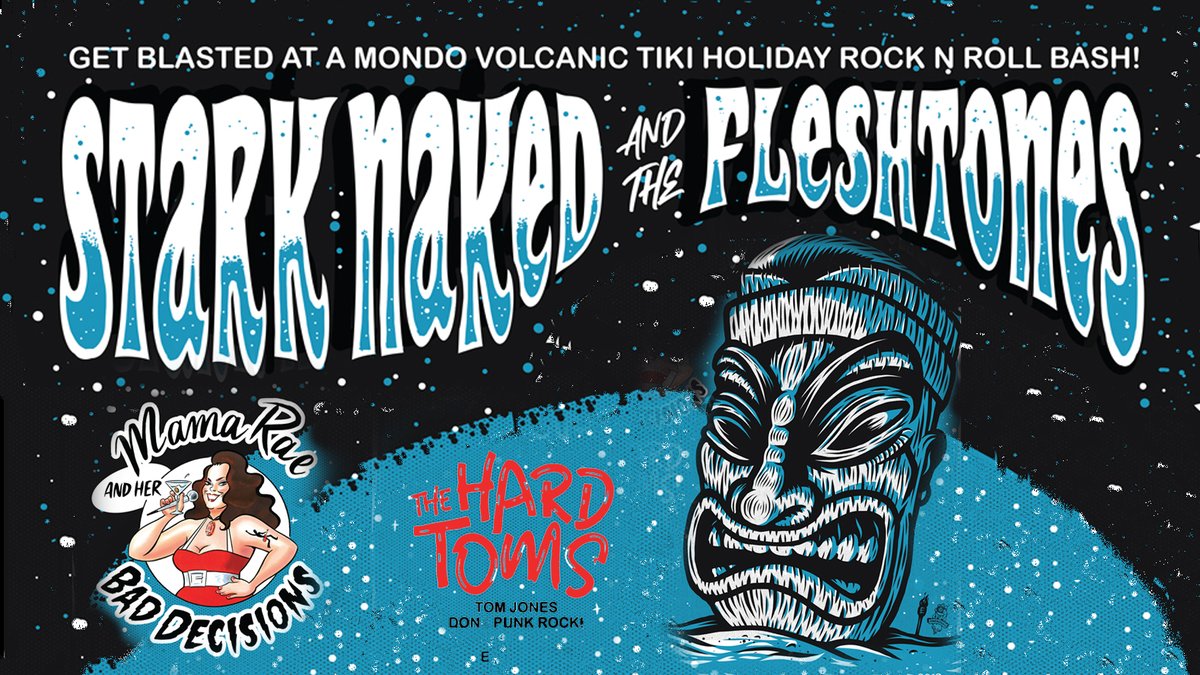Tonight - SAT DEC 14 at The <a href="/bovinesexclub/">Bovine Sex Club</a>. Punk rock holiday bash starring <a href="/StarkNaked/">Stark Naked</a> and The Fleshtones, Mama Rae &amp; Her Bad Decisions, The Hard Toms.
