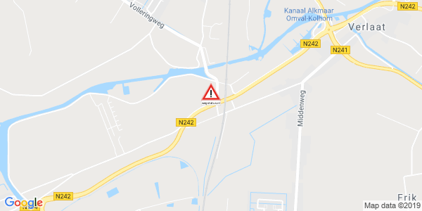 Melding ongeval Waarland