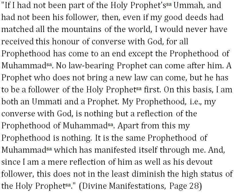 If you want to learn about the true beliefs of the Ahmadiyya Muslim Community on Prophet Muhammad ﷺ as the Seal of the Prophets, you should read the beautiful words of the Imam Mahdi Hadhrat Mirza Ghulam Ahmad عليه السلام