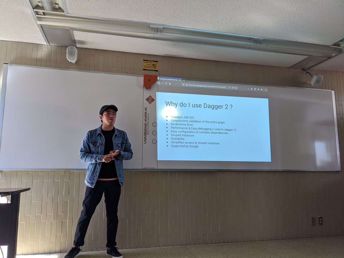 ErikJhordan_Rey's tweet photo. Thank you for attending! 

Slides 
https://t.co/zHW4uzde4q

#devfest #devfestcdmx19 #android #di #dagger https://t.co/pYetJiNfn0