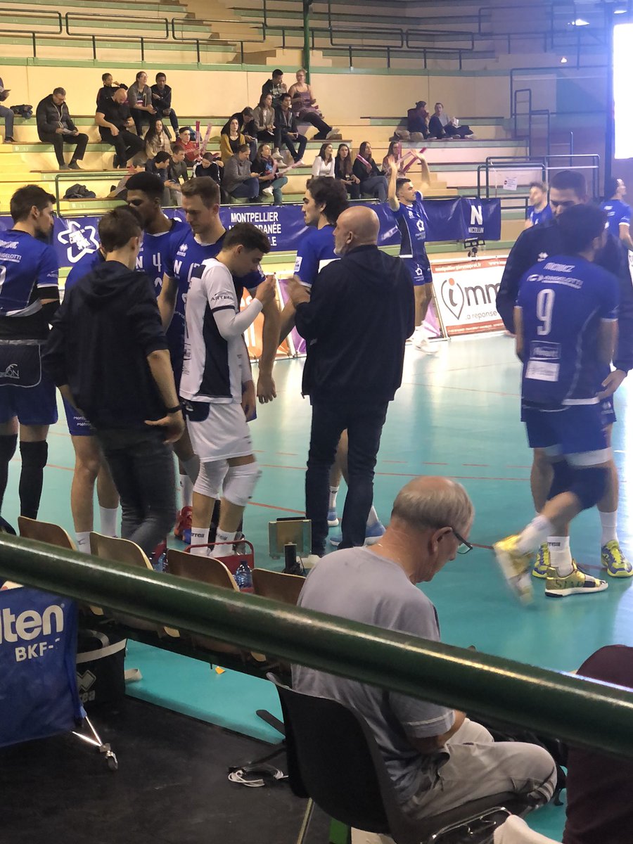 deverbizier's tweet photo. Superbe premier set pour le #MVUC contre Ajaccio @Saurel_P https://t.co/v3epjexNQW