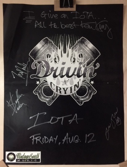 IOTAclub's tweet photo. Drivin' n' Cryin' show 8-12-2011, 18 x 24 glossies, two available at $150 each. https://t.co/TqJ9MrUrqk