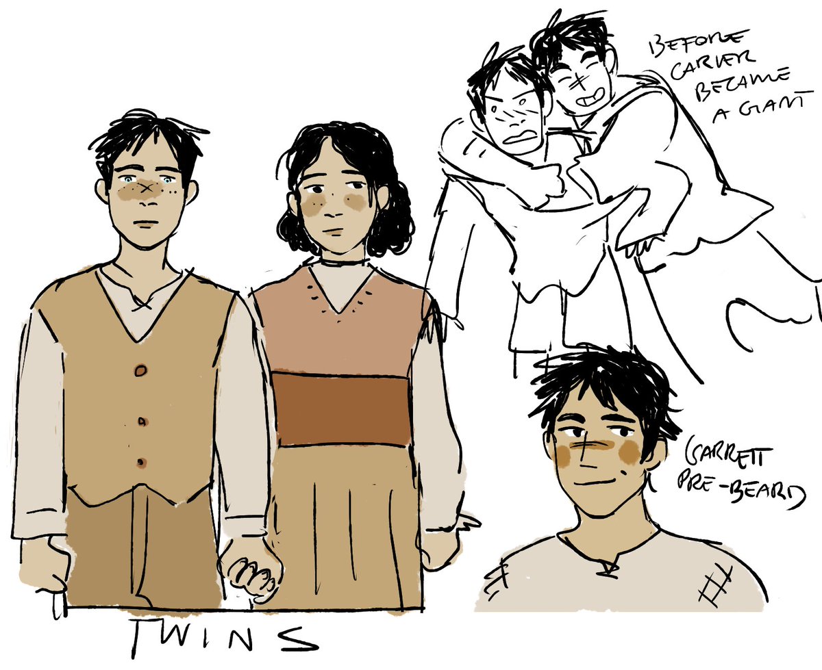 5000andris's tweet photo. tiny collage of hawke siblings doodles https://t.co/zNc5eH4DyW