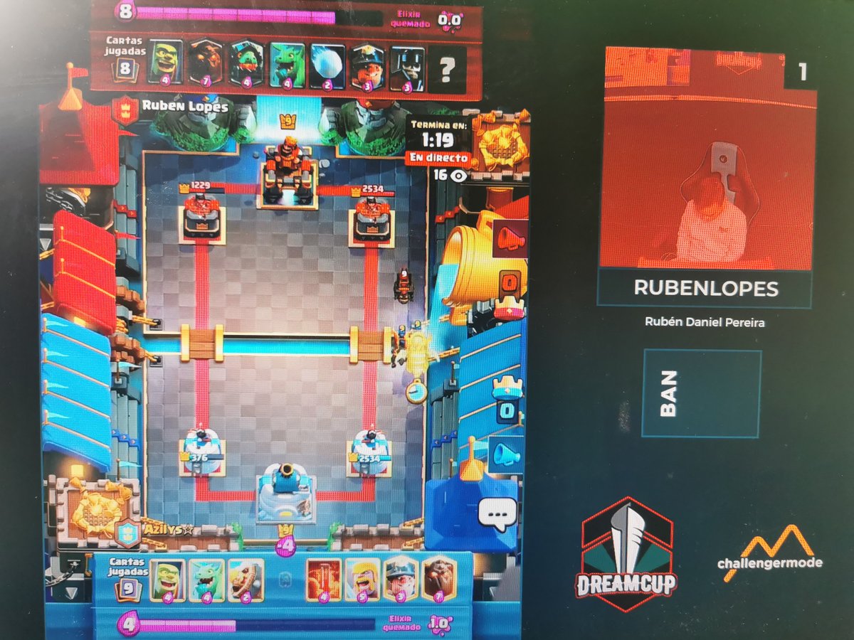 Ruben_Lopes na final da #DreamcupCR em plena @DreamHackSpain 

Venham apoiar 🇵🇹
Twitch.tv/qwattiesports